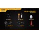Fenix TK20R USB Rechargeable Tactical LED Flashlight (1000 Lumens, 1x18650) + Free CL05 Keychain Light