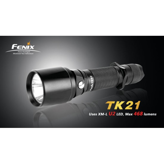 Fenix TK21 U2 LED Flashlight (468 Lumens) [DISCONTINUED & UPGRADED]