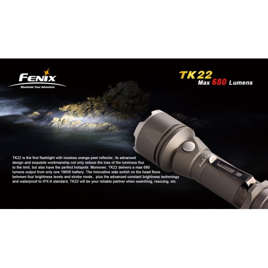 Fenix TK22 Special Edition Grey (680 Lumens) [DISCONTINUED & UPGRADED]
