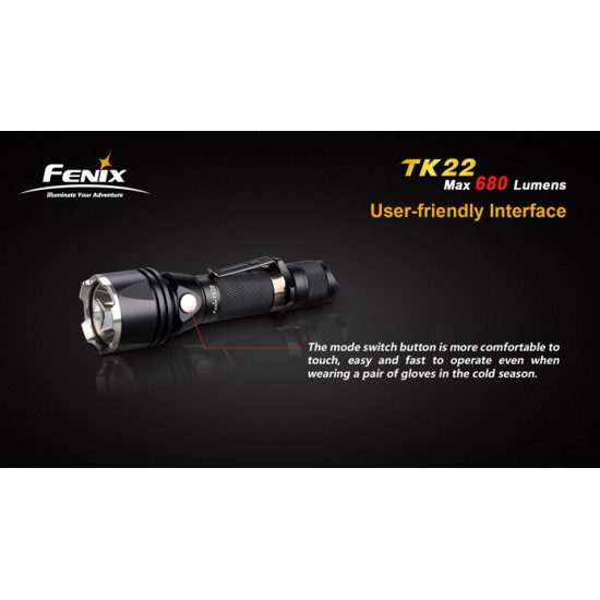 Fenix TK22 XM-L2 (680 Lumens) [UPGRADED/DISCONTINUED]