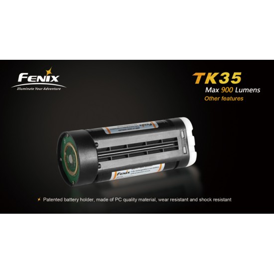 Fenix TK35 L2 LED Flashlight, 900 Lumens (2x18650)