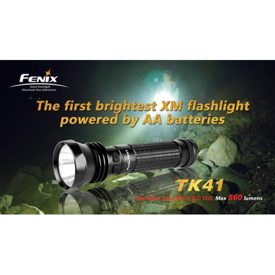 Fenix TK41 U2 - AA, 860 Lumens Search Light [DISCONTINUED]