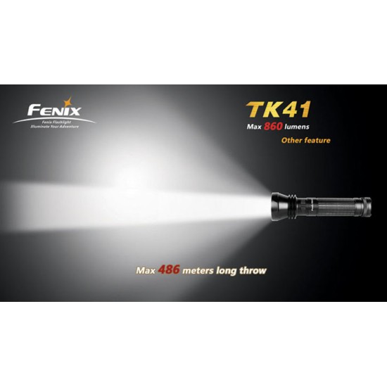 Fenix TK41 U2 - AA, 860 Lumens Search Light [DISCONTINUED]