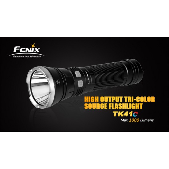 Fenix TK41C - Color LED Flashlight (8xAA, 1000 Lumens)