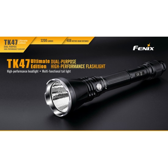 Fenix TK47UE Search Light (3200 Lumens, 408mts, 2x18650)