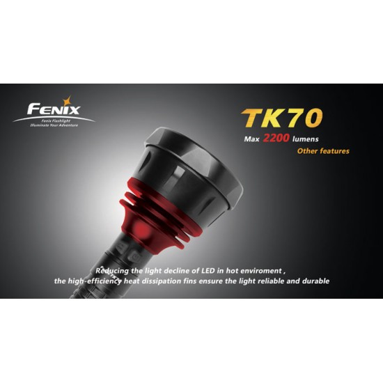 Fenix TK70 - High Power D-Cell Search Light [DISCONTINUED]