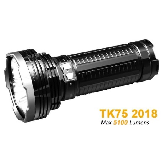 Fenix TK75 2018 Version, 5100 Lumens - High Power LED Search Light (4x18650)