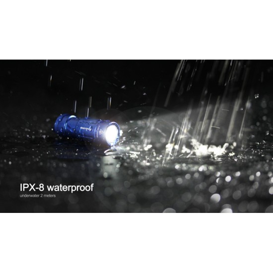 Fenix UC02 - Smallest Micro USB Rechargeable Keychain LED Flashlight (130 Lumens)