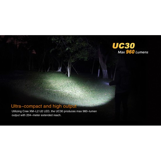 Fenix UC30 USB Rechargeable Flashlight (960 Lumens)  [DISCONTINUED]