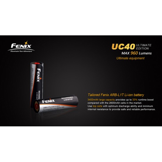 Fenix UC40 Ultimate Edition USB Rechargeable Flashlight (960 Lumens)  [DISCONTINUED]