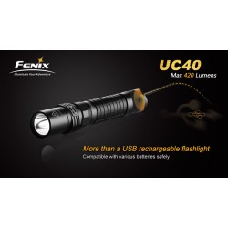 Fenix UC40 USB Rechargeable Flashlight (420 Lumens) [DISCONTINUED/UPGRADED]