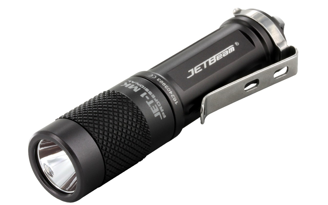 JETBeam JETI MK TITANIUM GREY EDC LED Flashlight EDC Flashlight, AA
