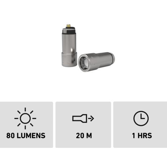 Ledlenser Automotive Backup LED Flashlight for all Cars, 80  Lumens