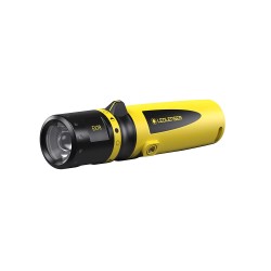 Ledlenser EX7R Intrinsically Safe LED Flashlight (Ex-Zone 1/21), 220 Lumens, 1x 18650