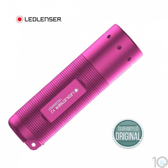 Ledlenser K2 Keychain LED Flashlight Pink, 20 Lumens