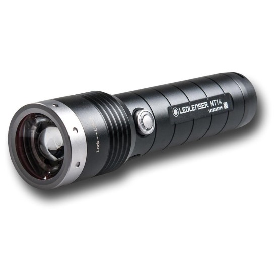 Ledlenser MT14 USB Rechargeable LED Flashlight with Adjustable Focus, 1000 Lumens, 1x26650