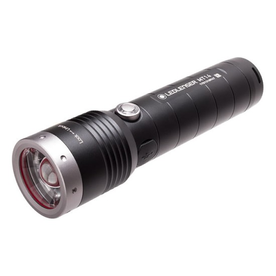 Ledlenser MT14 USB Rechargeable LED Flashlight with Adjustable Focus, 1000 Lumens, 1x26650