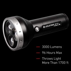 Ledlenser MT18 Rechargeable LED Flashlight, 3000  Lumens, 540mts
