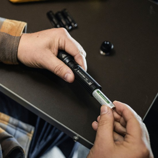 Ledlenser P5R New Rechargeable EDC LED Flashlight, 750 Lumens, 1x14500