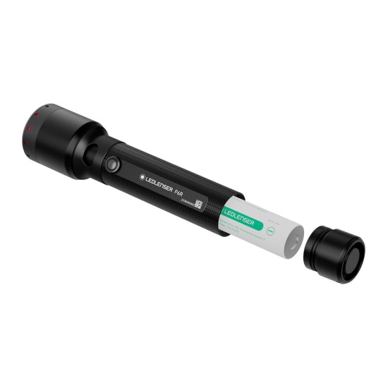 Ledlenser P6R New Rechargeable LED Flashlight, 1200 Lumens, 320mts, 1x18650