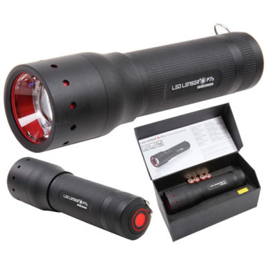 Ledlenser P7 LED Flashlight with Adjustable Focus (450 Lumens, 4xAAA)