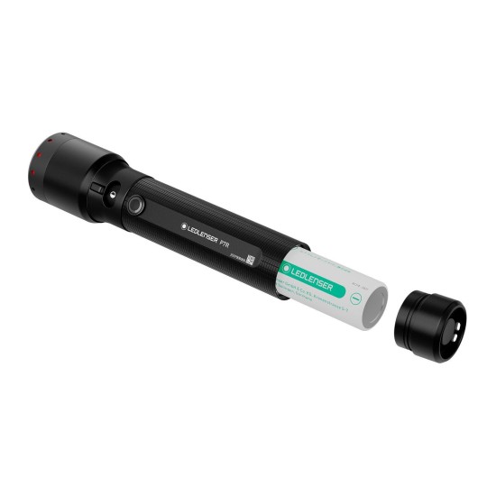Ledlenser P7R New Rechargeable LED Flashlight, 2000 Lumens, 320mts, 1x18650