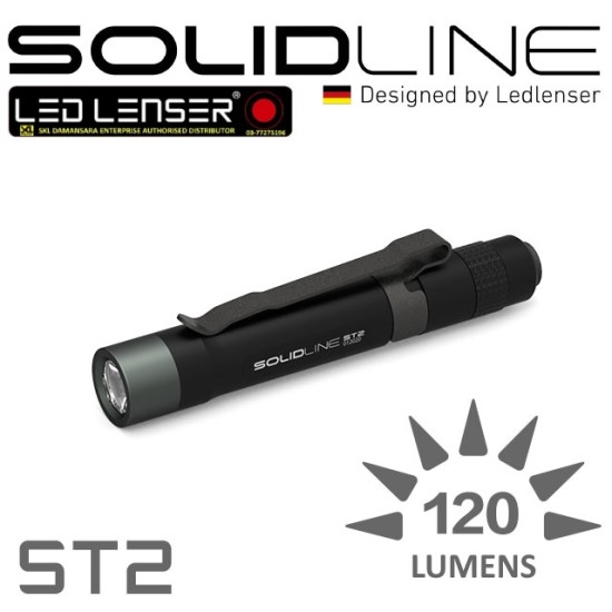 Ledlenser Solidline ST2 LED Flashlight, Penlight, 120 Lumens, 1xAAA
