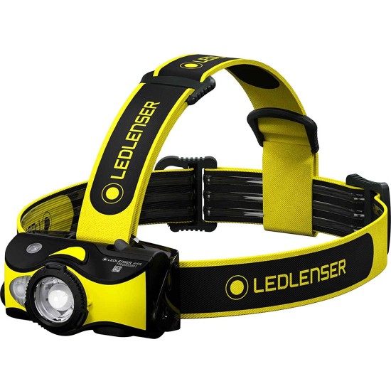 Ledlenser iH9R Rechargeable LED Headlamp - Dual Power Source, 600 Lumens