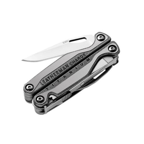 Leatherman Charge TTI Multitool Silver Made in USA (19 Tools)