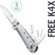 Leatherman Free K4X Multitool Silver Made in USA (9 Tools)