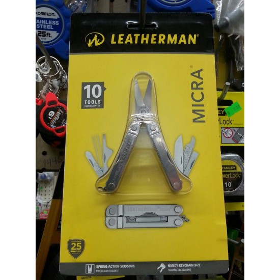 Leatherman Micra Multitool Made in USA (10 Tools)