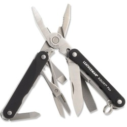 Leatherman Squirt PS4 Multitool Black  Made in USA (9 Tools)