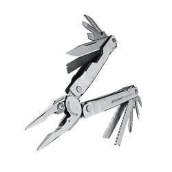 Leatherman Super Tool 300 Multitool Silver  Made in USA (19 Tools)