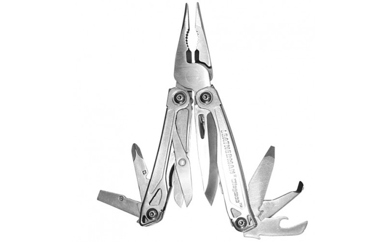 Leatherman Wingman Multitool Silver Made in USA (14Tools) Leatherman