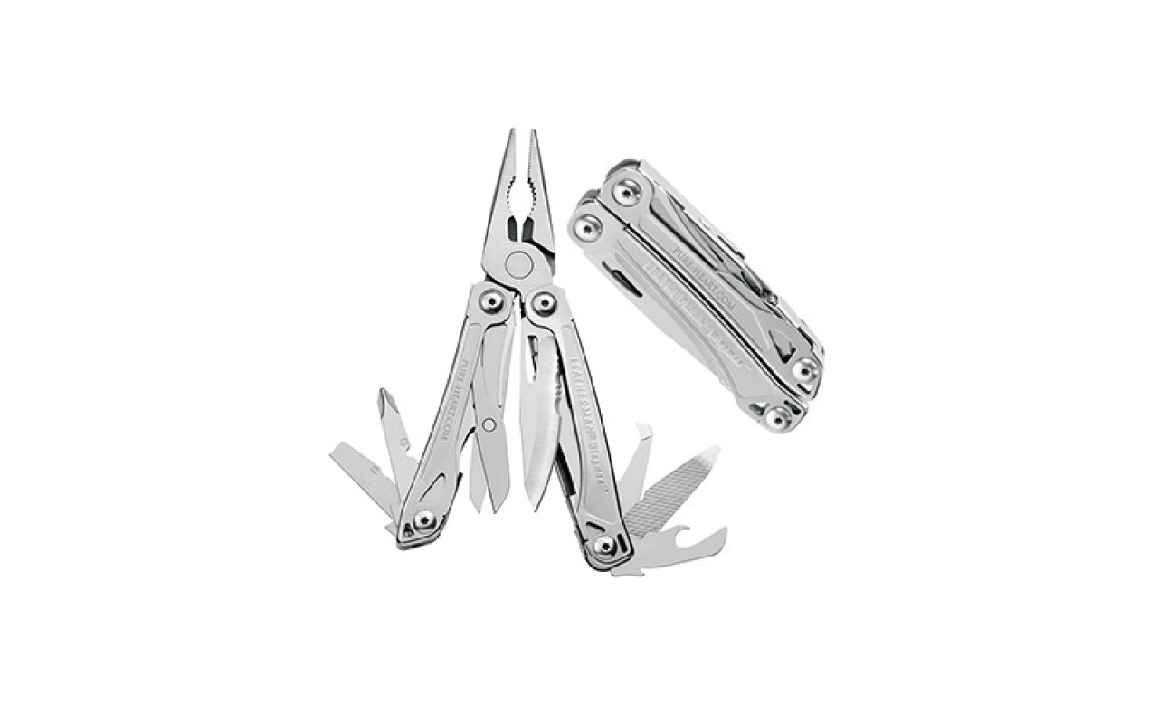Leatherman Wingman Multitool Silver Made in USA (14Tools) Leatherman
