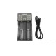 LiitoKala Lii-202 USB Smart Universal Battery Charger, Power Bank for Li-ion, Ni-MH, LiFePO4