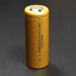 Maxtoch 26650 4000mah 3.7v Rechargeable Li-ion Battery (Flat Top)