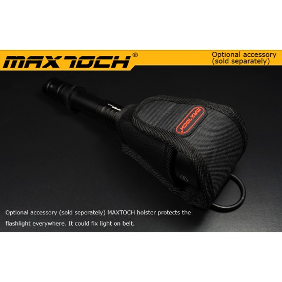 Maxtoch Sniper M24 Long Range Thrower LED Flashlight (1450 Lumens, 1100 mts, 2x18650)