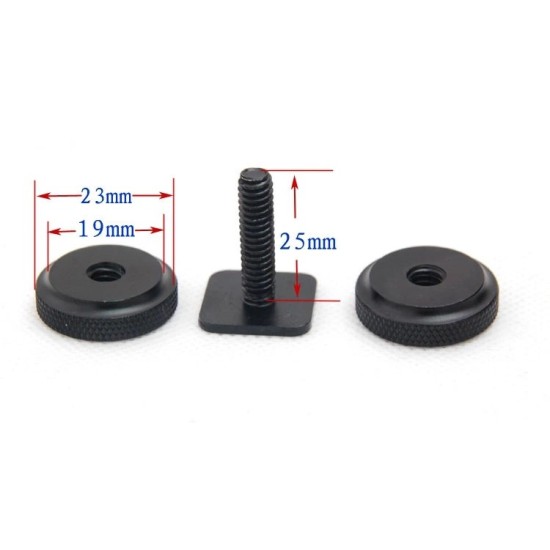 1/4" Flash Hot Shoe Adapter Screw Mount Double Layer