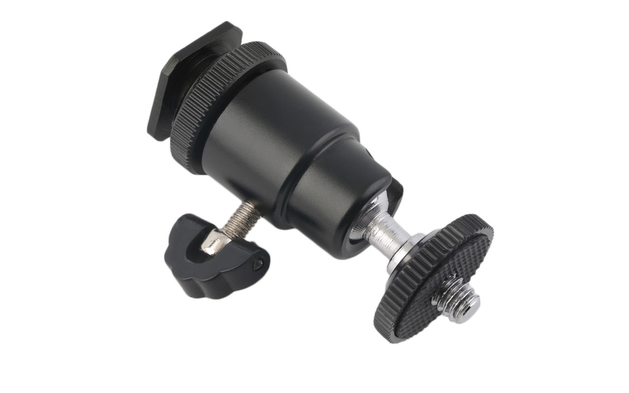 1/4" Flash Hot Shoe Adapter Mini Tripod Head Mount Lightorati, India 