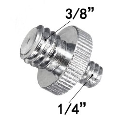 1/4" Male to 3/8" Male Screw Adapter for Camera/Tripod Mount