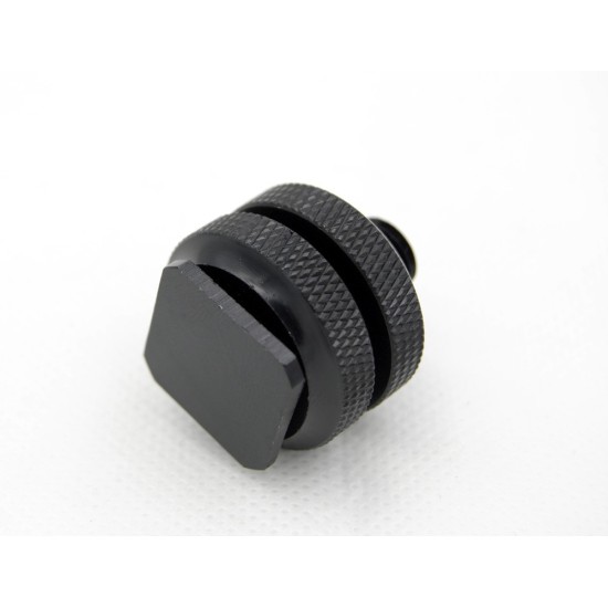 3/8" Flash Hot Shoe Adapter Screw Mount Double Layer