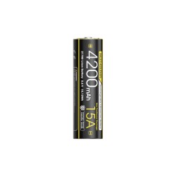 Nitecore 21700 Low Temperature Rechargeable Li-ion i-Series Battery, 4200mAh (NL2142LTHPi)