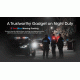 Nitecore CL10 Red-Blue Police Duty Flashing Clip-on Light, Cap Light (45 Lumens, 2x AAA)
