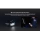 Nitecore CL10 Red-Blue Police Duty Flashing Clip-on Light, Cap Light (45 Lumens, 2x AAA)