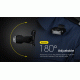 Nitecore CL10 Red-Blue Police Duty Flashing Clip-on Light, Cap Light (45 Lumens, 2x AAA)