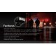 Nitecore CL10 Red-Blue Police Duty Flashing Clip-on Light, Cap Light (45 Lumens, 2x AAA)