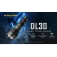 Nitecore DL30 100mts Diving Flashlight for Underwater Sport with White Outputs (1100 Lumens, 1x21700)