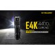 Nitecore E4K - 4400 Lumens Compact High Output EDC Flashlight (USB-C Rechargeable, 21700 5000mah 15A)