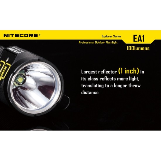 Nitecore EA1 - AA Flashlight (180 Lumens) [DISCONTINUED & UPGRADED]